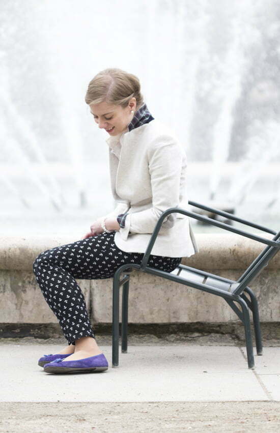 Daniela Uhrich vom Lady-Blog mit einer Anker-Hose