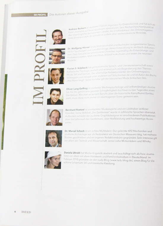 TWEED Magazin: Autoren