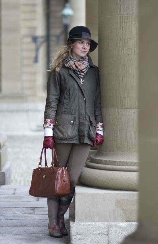 Lady-Blog Outfitpost: Barbour und Burberry