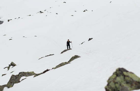 Schneeschuhtour zur Winnebachseehütte in den Stubaier Alpen