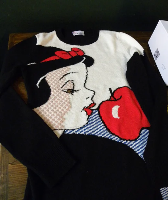 Disney: Pullover mit Schneewittchen-Motiv von Red Valentino