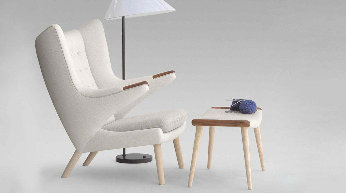 Design-Klassiker: Der Papa Bear Chair von Hans Wegner