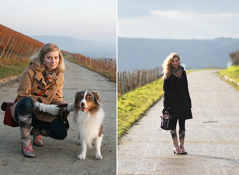 Die Basisgarderobe der Lady: Beiger Dufflecoat und schwarzer Trenchcoat