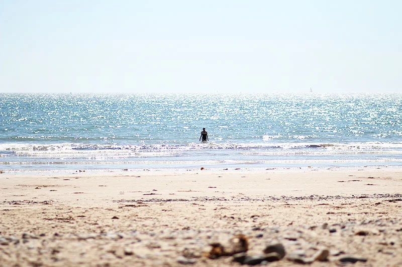 Baden auf der Insel Anglesey