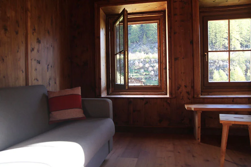 Was für ein Ausblick: Alpin-Lodge Josephus im Schnalstal