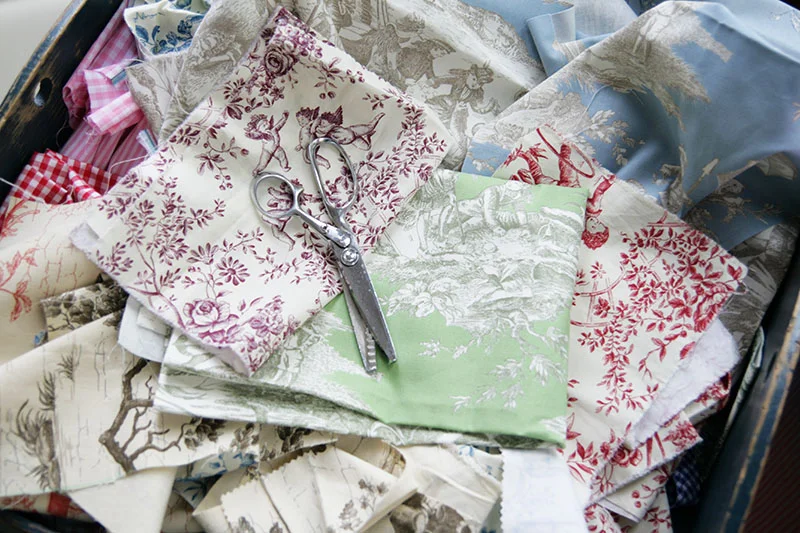 Toile-de-Jouy-Stoffe von Linodi