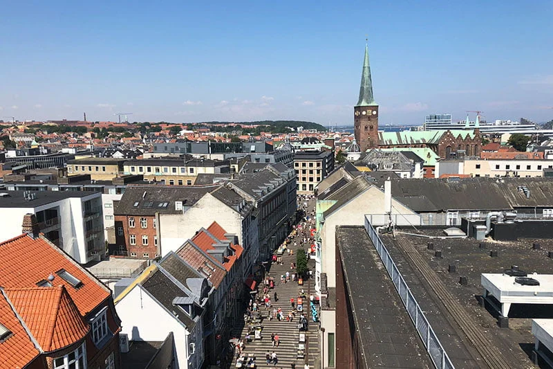 Aarhus-Tipps: Dachterrasse Kaufhaus Salling