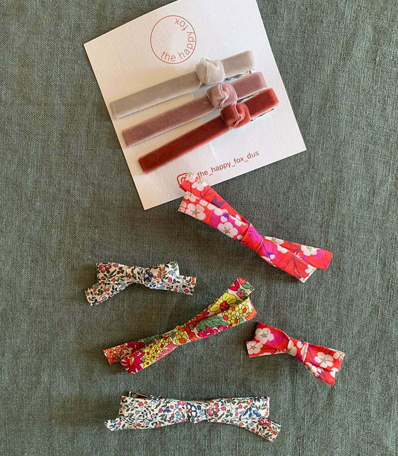 The Happy Fox: Haarspangen im Liberty-Design The Happy Fox: Haarspangen im Liberty-Design