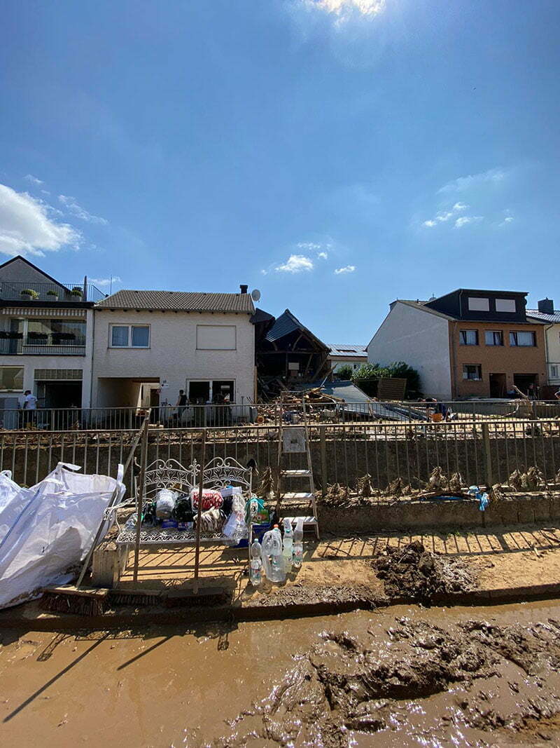 Flutkatastrophe: Hochwasser in Odendorf