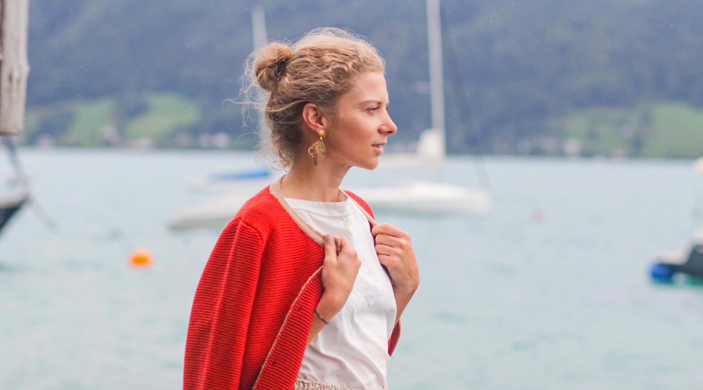 Outfitpost: Trachtig-Maritim unterwegs am Attersee