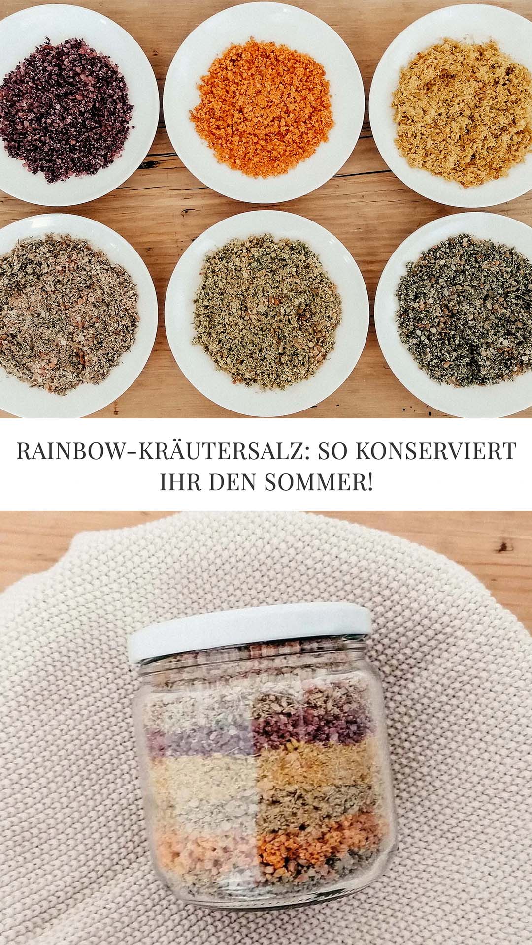 Regenbogen Kräutersalz
