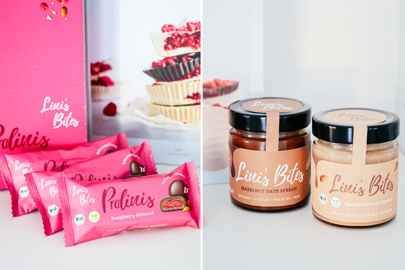 Lini's Bites Lini's Bites: Zucker- und glutenfreie Pralinen & Aufstriche aus München