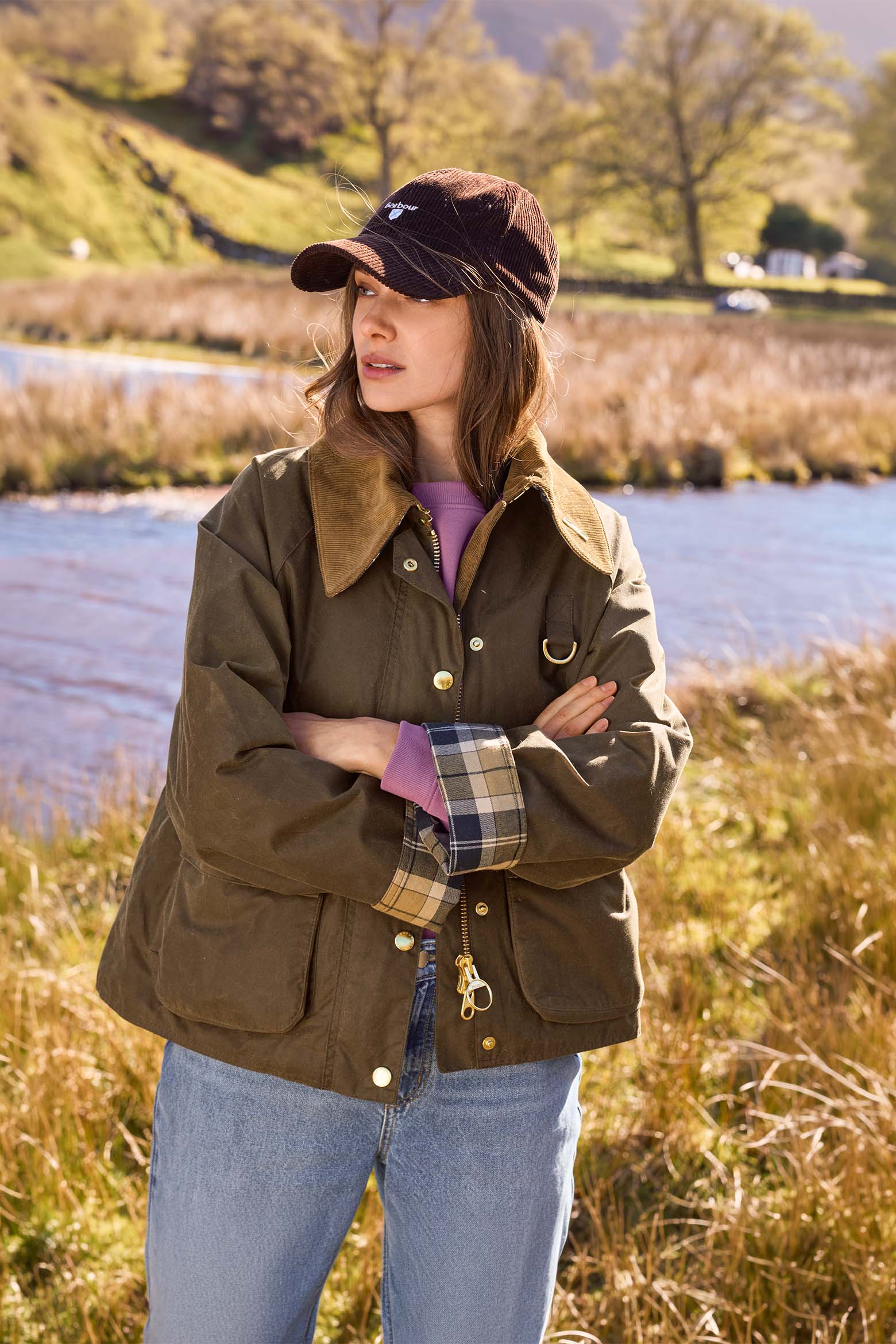 Barbour-Wachsjacke Spey Schokobraun-Trend: Barbour-Wachsjacke Spey im Oversize-Schnitt