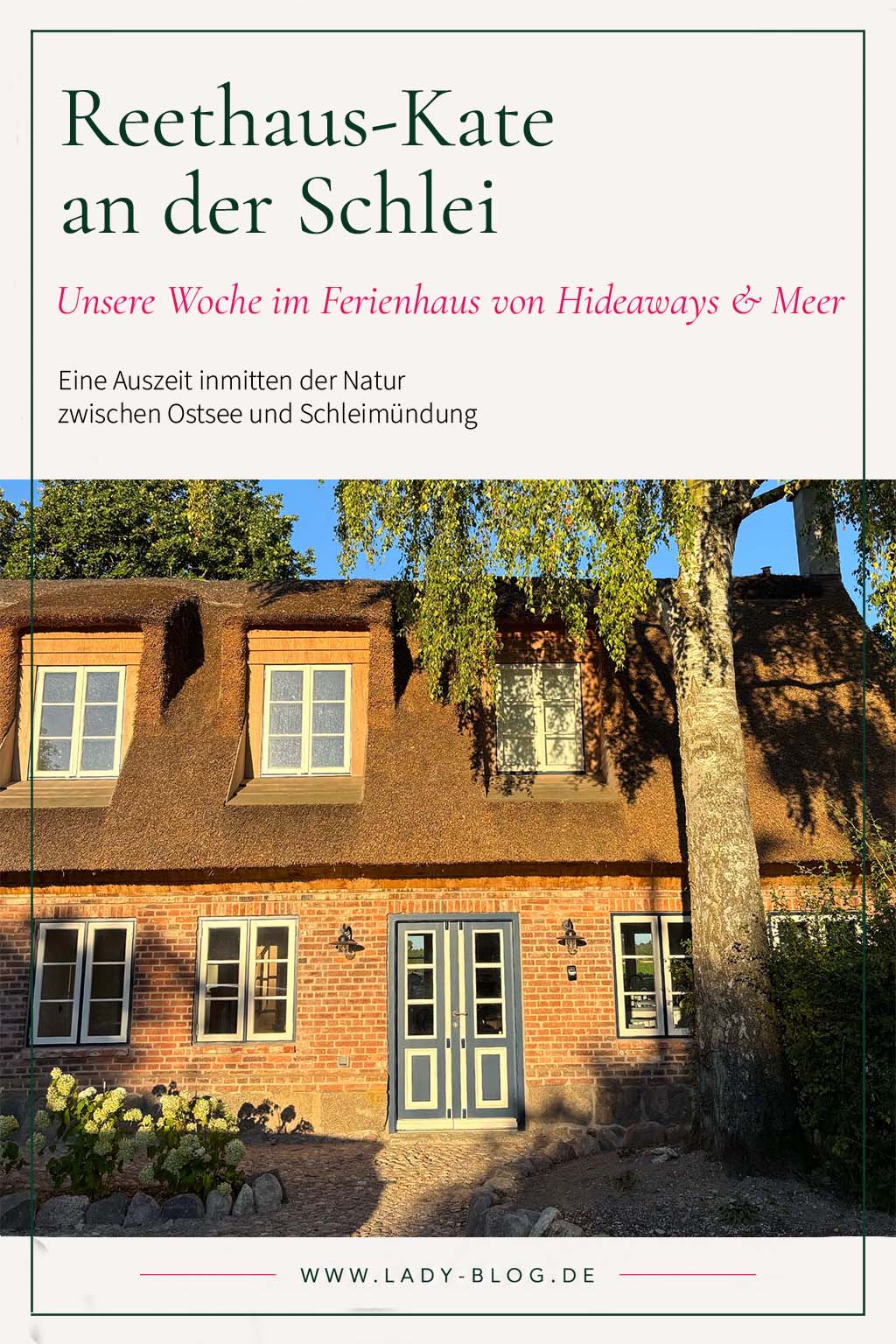 Ferienhaus-Tipp: Reetdach Kate an der Schlei