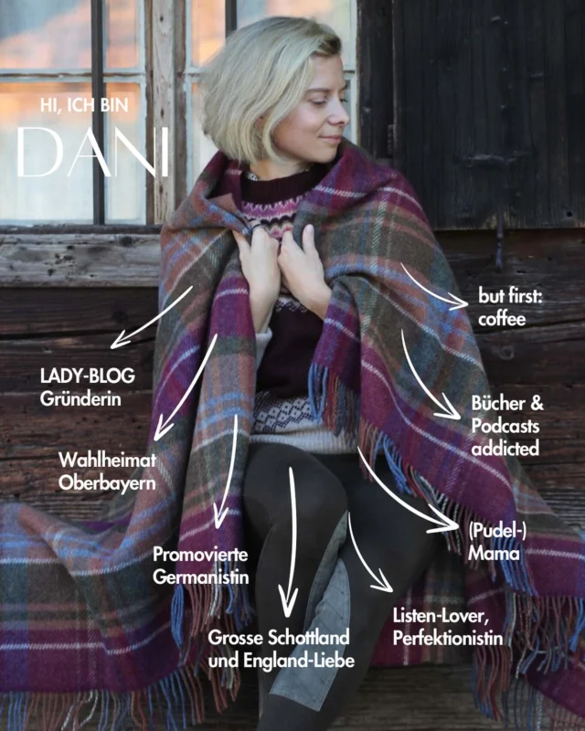 Ich mag ja diese kurzen, knackigen Vorstellungsposts bei Insta total gerne. Ich selbst habe mich dann aber total schwergetan, mich in wenigen Punkten „zusammenzufassen“. Darum habe ich meine Family gerade gefragt, mit welchen drei Wörtern sie mich beschreiben würden. Die Antwort: „Begeistert, wissbegierig und vorlaut“. ;-) Mit welchen drei Wörtern würdet Ihr Euch denn beschreiben? Tartan-Plaid & Fair-Isle-Pulli @thebritishshopde {Werbung} 🩷 _______________________________________________ #klassischelebensart #lady_blog #vorstellungspost
#thisisme #podcastliebe #listenlover #anglophile 
#britishstyle #tartanlove #fairisle #cozystyle #classy
#pudelmama #thebritishshop #tartan #schottlandliebe #schottlandsehnsucht #autumncolors #preppystyle #classicstyle #tartanstyle #fairisleknits #ScottishStyle
